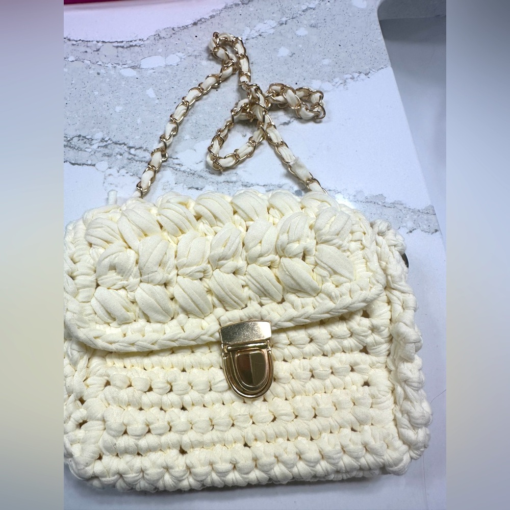 Crochet purse